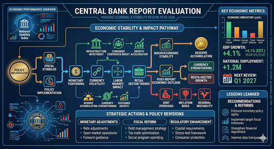 중앙은행의 날카로운 분석과 원인 규명