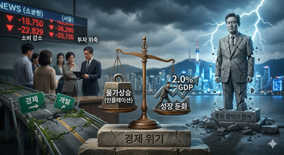 가라앉는 성장률과 통화정책 방향의 대전환 가능성