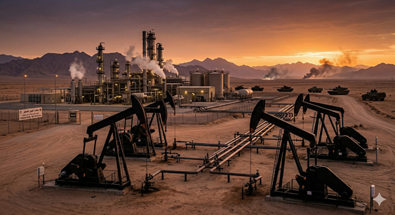 중동 분쟁과 원유 추출기