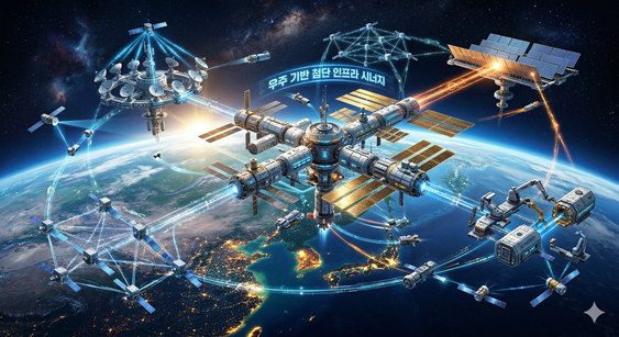 우주 기반 첨단 인프라 시너지